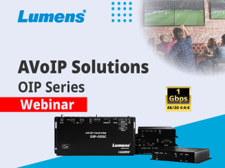 Webinar Recording: Lumens OIP Series Webinar for AV over IP Solutions