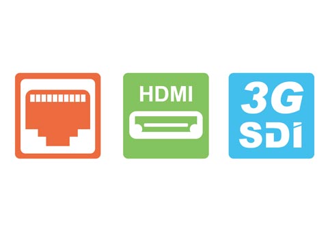 3G-SDI, HDMI, IP